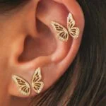 Boucle D’Oreille Aile De Papillon