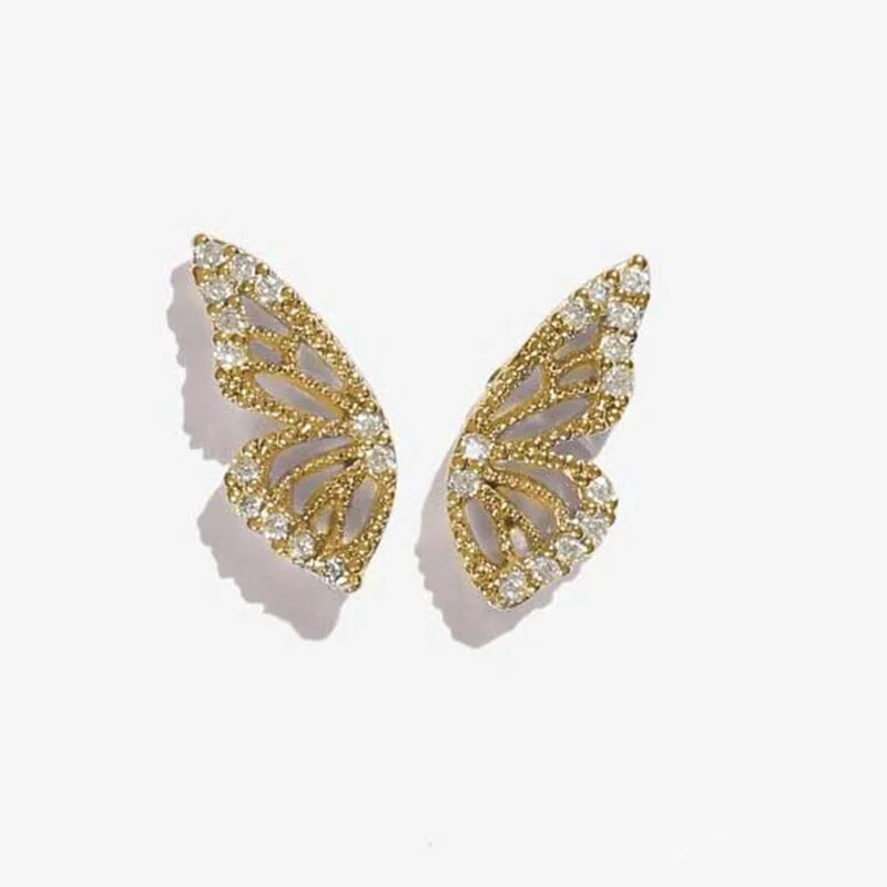 Boucle D’Oreille Aile De Papillon
