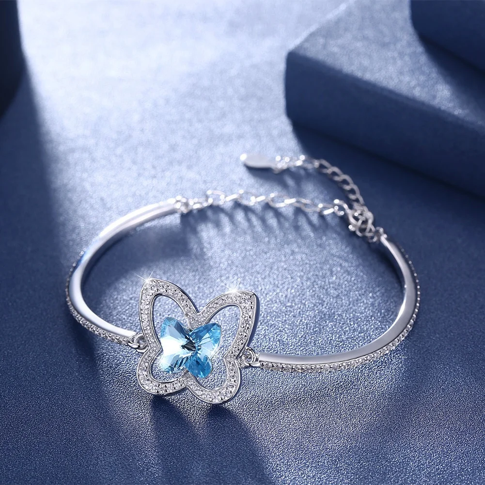 Bracelet Papillon Bleu