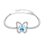 Bracelet Papillon Bleu