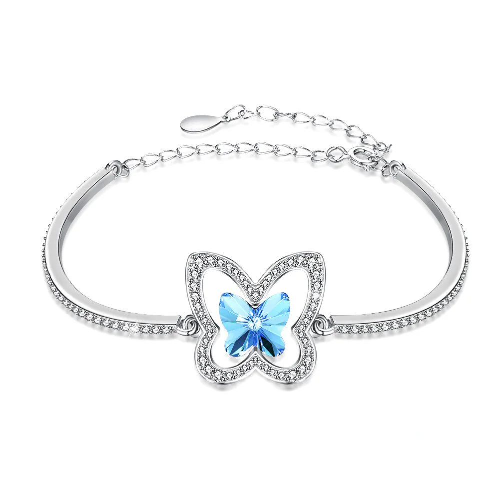 Bracelet Papillon Bleu