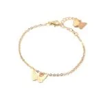 Bracelet Papillon Or Jaune